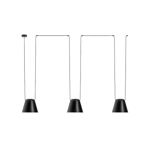 [LD0074010505] Suspension attic 3 x e27 23 noir mat 00-7401-05-05