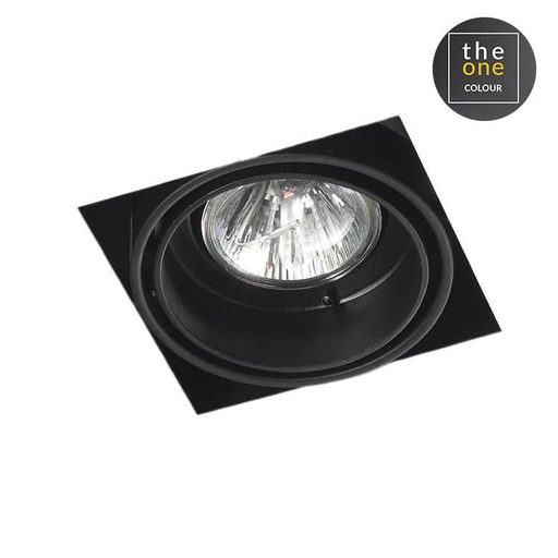 [LDDM00936000] Encastré de plafond multidir 1 x gu5 3 50 noir DM-0093-60-00