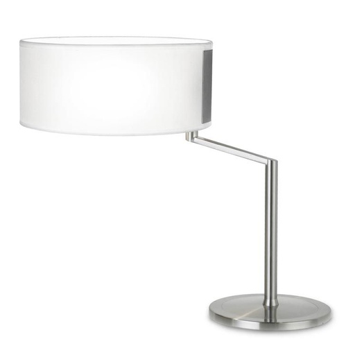 [LD1028178114] Lampe de table twist 0 e27 60 nickel satiné 10-2817-81-14