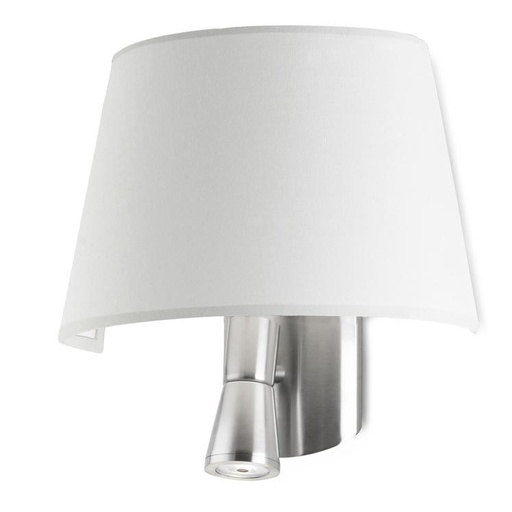 [LD0528148114] Applique balmoral 1 x LED 2 2 , 0 e27 60 nickel s 05-2814-81-14