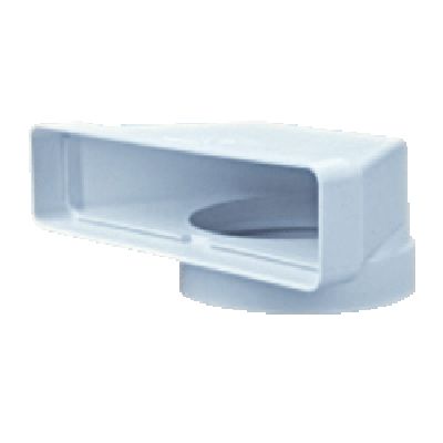 [AX-COUPV522125] Coude PVC rigide mixte 55x220 Ø125 