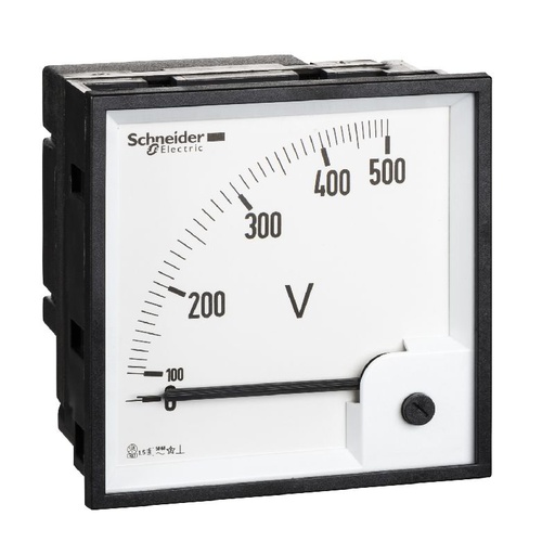 [SCH16075] PowerLogic - voltmètre analogique - encastré - 96x 16075