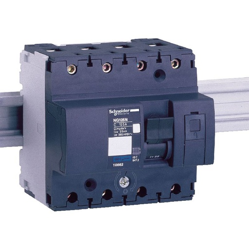 [SCH18652] Acti9 NG125N - disjoncteur modulaire - 4P - 25A - 18652