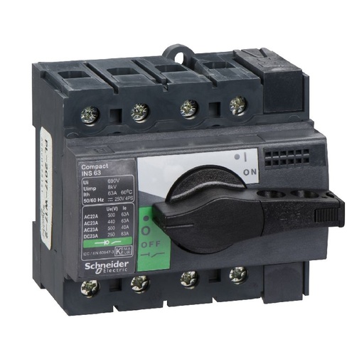 [SCH28903] interrupteursectionneur Interpact INS63 4P 63 A 28903