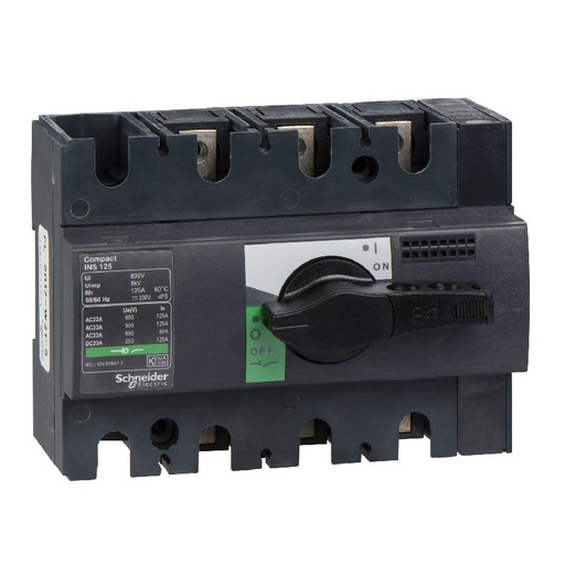 [SCH28910] interrupteursectionneur Interpact INS125 3P 125 A 28910
