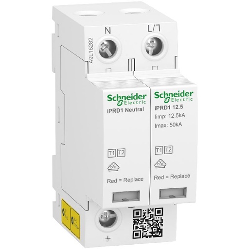 [SCHA9L16282] Acti9 Parafoudre iPRD1 12,5r - debro type1 - 1P+N A9L16282
