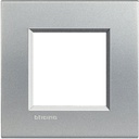 Plaque tech Bticino Livinglight 1 poste 2 modules