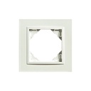 Plaque simple blanc Efapel - Logus 90