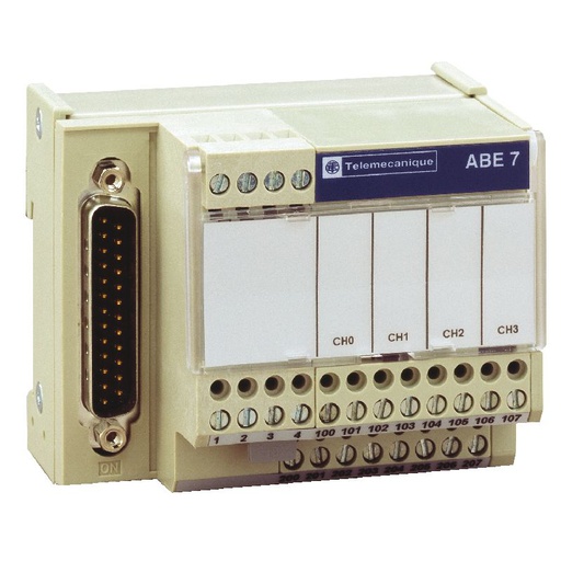 [SCHABE7CPA412] Modicon X80 - embase de raccordement TELEFAST - 4 ABE7CPA412