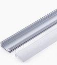 Profilé Alu Plat 2m + Diffuseur Opaque