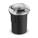 Encastré de Sol IP67 IK08 Acier INOX stratus4 GU10 max 9W 230V- sans pot-
