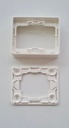Cadre saillie 1 poste - Galion blanc