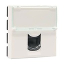 Prise RJ45 cat.4 Mosaic RNIS/ISDN - 8 contacts - 2 Modules