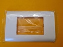 Plaque Ancien Mosaic - montage horiz - 3 modules - blanc