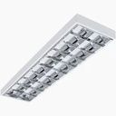 Plafonnier saillie 2x36w reflecteur aluminium