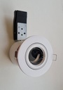 Spot encastrer orientable blanc - 100