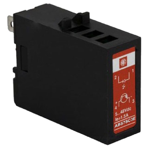[SCHABS7SC3E] Telefast - relais transistoré enfichable - 12,5mm ABS7SC3E