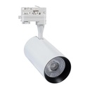 Projecteur blanc pour rail 3 allumage 30w 4000k