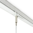 Kit suspension rail - fil acier 5m
