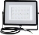 Projecteur Led 100W 4000K Noir 220-230V 8200Lm 100D