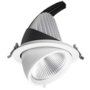 Spot basculant rond blanc led 35w 4k