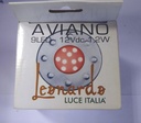 Aviano 12V Led Rouge 1.2W Alu