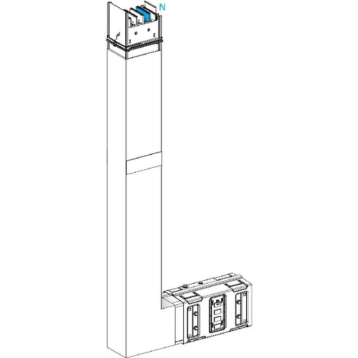 [SCHKSA1000DLE41F] Canalis KSA - coude spéc. coupe feu 1000A montage KSA1000DLE41F