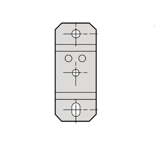 [SCHKBB40ZFMP] Canalis KBB - élévateur pour fixation murale ou en KBB40ZFMP