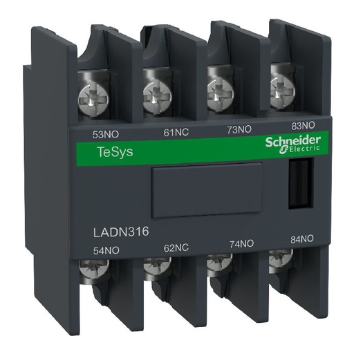 [SCHLADN316] TeSys D - bloc contacts auxiliaires frontaux - 3F+ LADN316