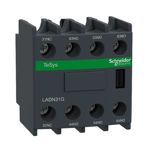 [SCHLADN31G] TeSys D - bloc contacts aux frontaux - 3F+1O - 9 à LADN31G