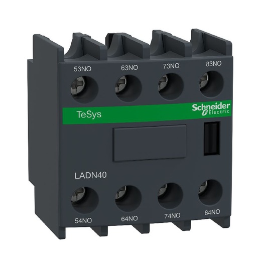 [SCHLADN40] TeSys D - bloc contacts auxiliaires frontaux - 4F+ LADN40