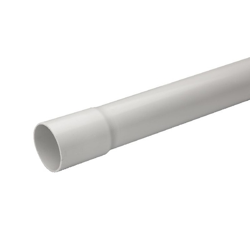 [SCHIMT50650] Mureva Tube - conduit rigide tulipé PVC gris - Ø50 IMT50650