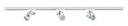 ARIC 0284 - Yeo - Rail 1 All. + 3 Spots Gu10, Blanc, A/Lpes Led 6W 3000K 500Lm Incl