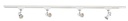ARIC 0327 - Comete - Rail 1 All.029 + 4 Spots Gu10 Blanc, A/Lpes Led 4,2W 3000K 500Lm Incl