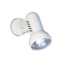 ARIC 0688 - Remora - Spot Sur Patère E27 100W Max, Orient., Blanc, A/Inter, Ampoule Non Incl.