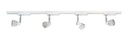 ARIC 1197 - Diam - Rail 1 All. 029 + 4 Spots Gu10, Blanc, A/Lpes Led 4,2W 3000K 500Lm Incl