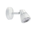 ARIC 1381 - Diam 01 - Spot Sur Patère Gu10, Blanc, A/Ampoule Led 4,2W 3000K 500Lm Incl