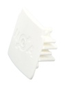 ARIC 16170 - Embout De Fermeture Pour Rail Dali 023 - Blanc