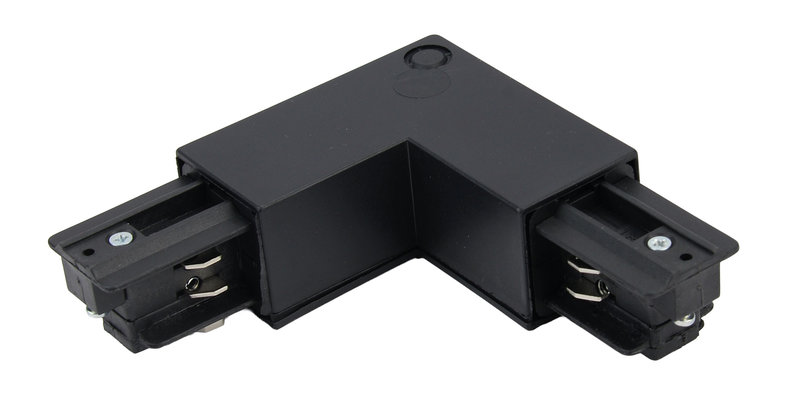ARIC 16350 - Raccord Coude 90°, Terre Intérieure - Pour Rail 3 Allumages