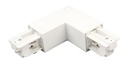 ARIC 16351 - Raccord Coude 90°, Terre Intérieure - Pour Rail 3 Allumages