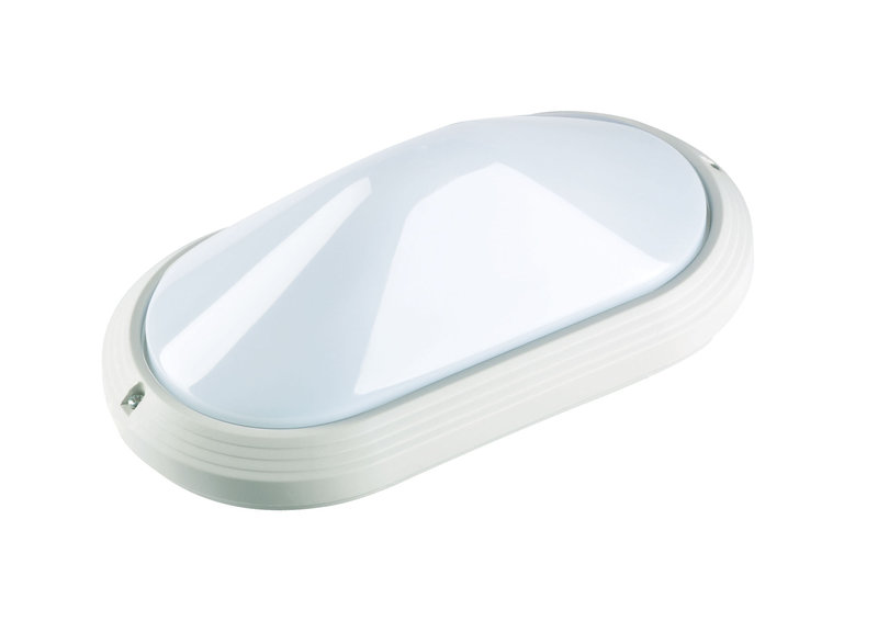 ARIC 1726 - Ovo 270T - Hublot Ext. Ip65 Ik10, Ovale, Blanc, E27 60W Max., Ampoule Non Incl.