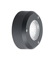 ARIC 1739 - Luxmur 3 - Applique Mur Ext. Gx53 Ip66 Ik07, Rond, Graphite, Ampoule Non Incl.