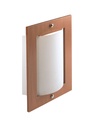 ARIC 1820 - Bella - Applique Mur E27 60W Max., Bois Clair, Verre Opale, Ampoule Non Incl.