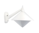ARIC 1889 - Sirio - Applique Mur Ext. Ip43 Ik08, Blanc, E27 75W Max., Ampoule Non Incl.