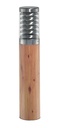 ARIC 1893 - Kado - Borne Ext. Ip65 Ik07, Bois, E27 100W Max., Lpe Non Incl., Haut. 75Cm