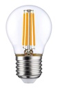 ARIC 20026 - Ampoule Sphérique G45 Filament Led E27 3,8W 2700K 470Lm, Cl.Energ. E, 15000H, Claire