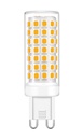 ARIC 20103 - Ampoule Led G9 230V 4,8W 3000K, 360° 550Lm Cl.Energ. E, 25000H