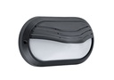 ARIC 2201 - Ovo 270Tp - Hublot Ext. Ip65 Ik10, Ovale, Noir, E27 40W Max., Ampoule Non Incl.