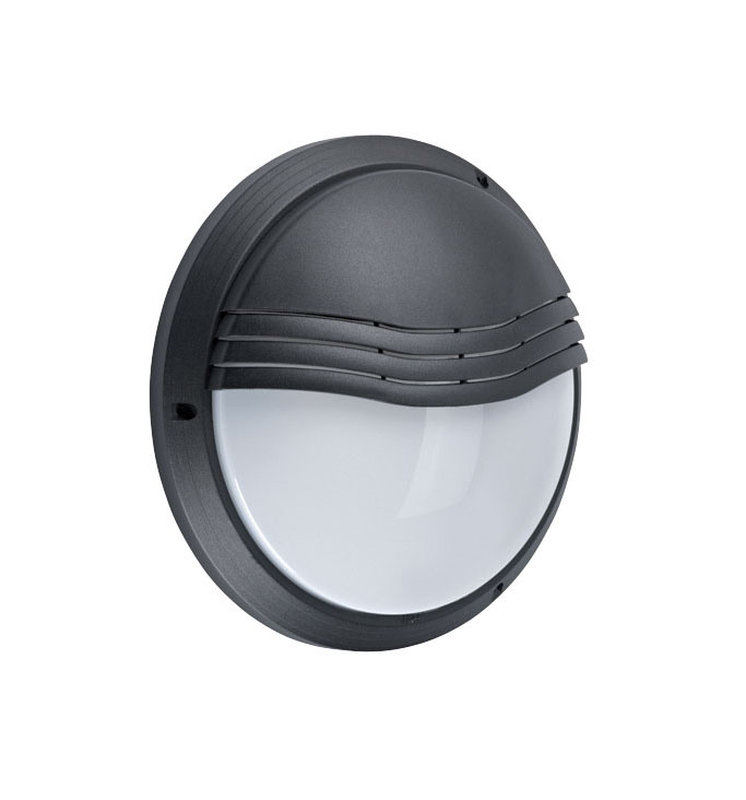 ARIC 2205 - Hub 270Tp - Hublot Ext. Ip65 Ik10, Noir, E27 40W Max., Ampoule Non Incl.