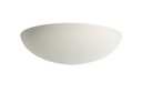 ARIC 3004 - Domino - Applique Mur Plâtre E27 77W Max.,Demi-Lune, Lpe Non Incl.